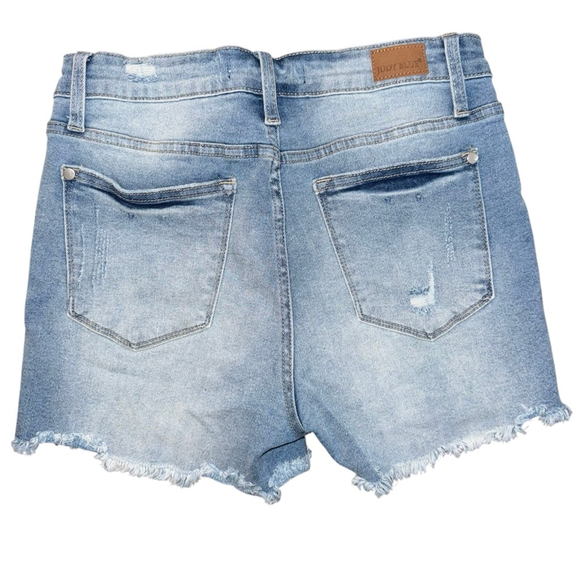 Judy Blue Denim Cut off distressed Shorts Size 27 Blue - Picture 7 of 9